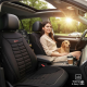 Space Tüm Araçlarla Uyumlu Premium Koltuk Minderi Ön ve Arka koltuklar için 5'li Siyah Renk