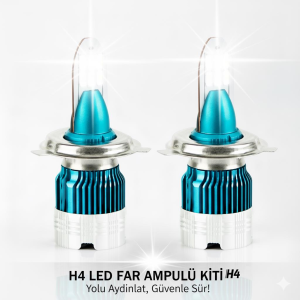 Space H4 Led Far Ampulü - Şimşek Etkili (4800LM)
