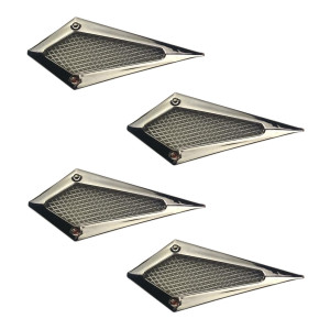 Space Araç aksesuarı Nikel renk Hava Süzgeci süs