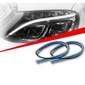 Space Oto Kayar Ön Far Altı Gündüz Ledi Turuncu/Beyaz Renk