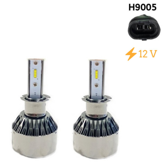 Space Led Far Ampulü Küçük Kasa Beyaz H9005/36W/4800LM/12 / LAAM905 Space Led Far Ampulü Küçük Kasa Beyaz H9005/36W/4800LM/12 / LAAM905