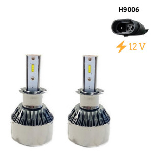 Space 12V H9006 Küçük Kasa Beyaz Led Far Ampulü (4800LM)