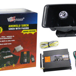 Space Mikrofonlu Uzaktan Kumandalı (13 Sesli) Siren / SSSR40