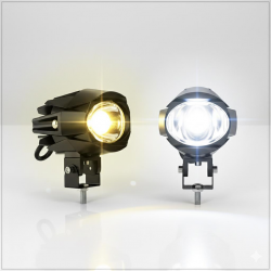 Space Offroad sis lambası 7x8.7x8.3cm sarı beyaz Renk Güçlü Işık 18w+18w 12-60v set