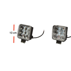 Space Offroad Sis Lambası 9 Power Ledli 27W-12V Takım / LASS267