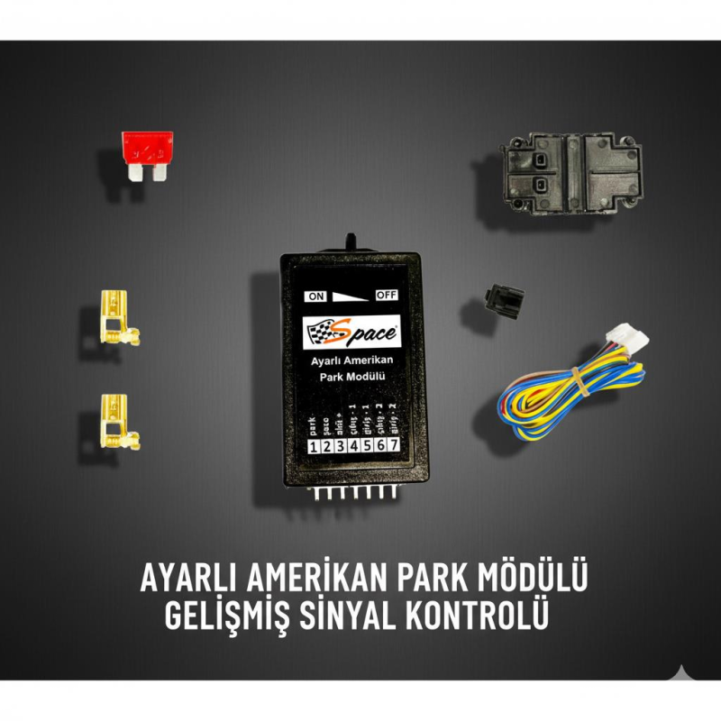 Space Oto Ayarlı Amerikan Park Modülü - Canbus Sistemli (Arıza Işığı Yakmaz) Premium Kalite