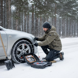 Space Premium Takmatik Kar Zinciri - Pratik ve Hızlı Montaj (Tüm Ebatlar İçin Grup 11)