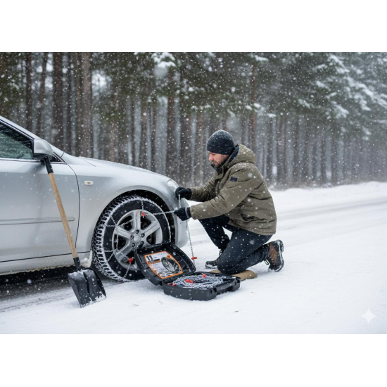 Space Premium Takmatik Kar Zinciri - Pratik ve Hızlı Montaj (Tüm Ebatlar İçin Grup 11)
