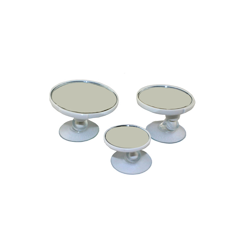 Space 3'lü Renkli Ayna Seti - Beyaz