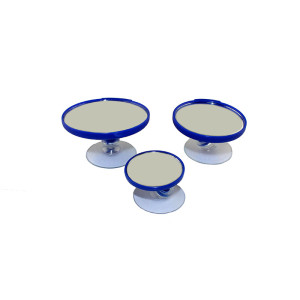 Space 3'lü Renkli Ayna Seti - Mavi