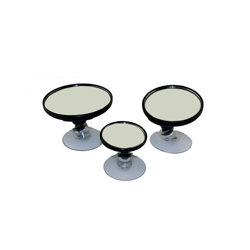 Space 3'lü Renkli Ayna Seti - Siyah