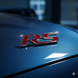 Space Premium RS Bagaj Logosu Şık görünüm Kırmızı renk