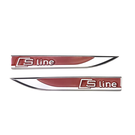 Space S-Line Çamurluk Logosu-Kırmızı / YACI138 Space S-Line Çamurluk Logosu-Kırmızı / YACI138