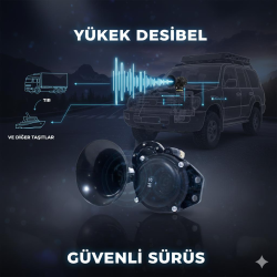 Space Güçlü ve Etkili Salyangoz Tipi Korna (24V)