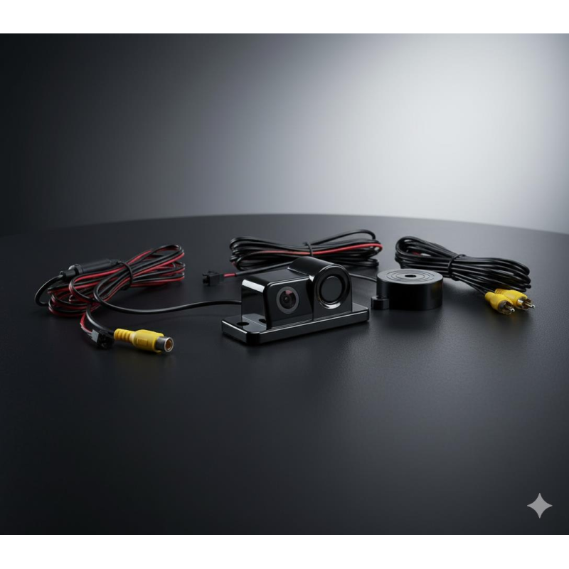 Space Ses İkazlı Mesafeli Geri Görüş Kamerası