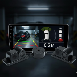 Space Ses İkazlı Mesafeli Geri Görüş Kamerası