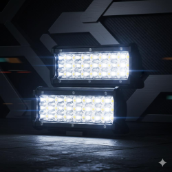 Space Sis lambası çift renk sarı beyaz 24 led 72w 12-24v 2'li set