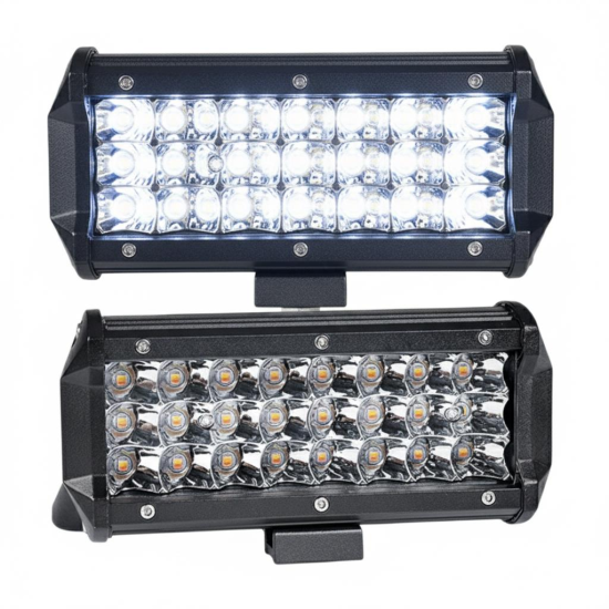 Space Sis lambası çift renk sarı beyaz 24 led 72w 12-24v 2'li set