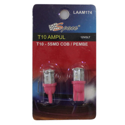 Space T10 Ledli Ampul (Pembe) / LAAM174