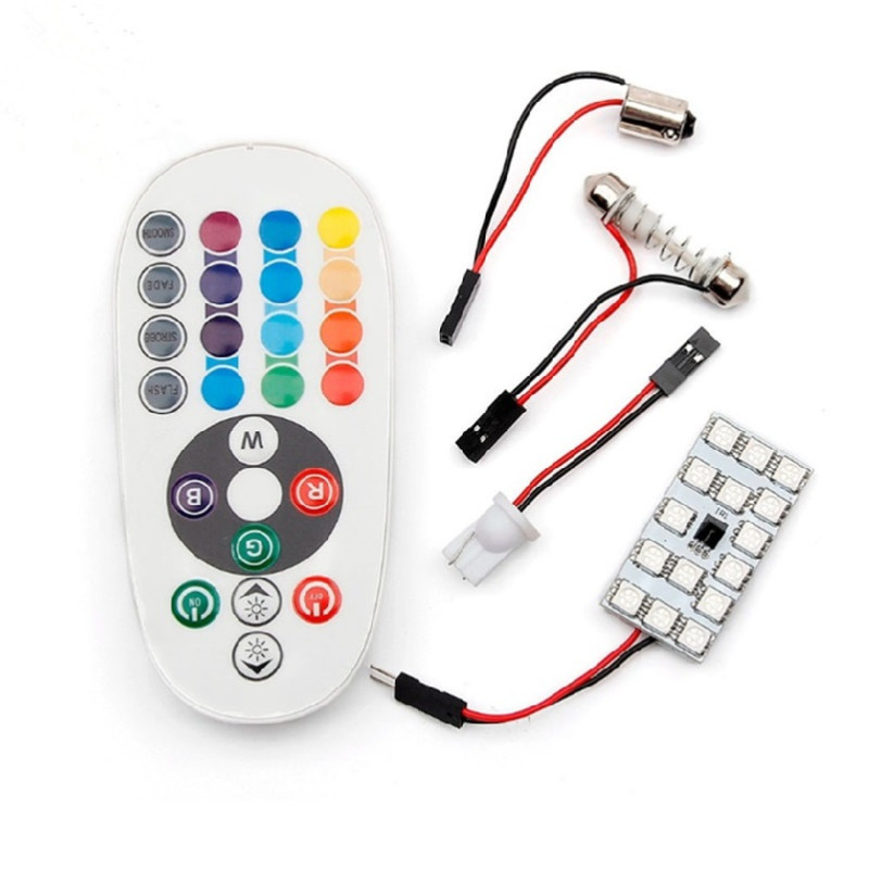 Space 12V 16 Renk Animasyonlu Tavan Lambası (18 SMD RGB Led)