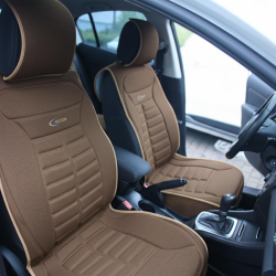 Space Tüm Araçlarla Uyumlu Premium Koltuk Minderi Ön ve Arka koltuklar için 5'li Taba Renk