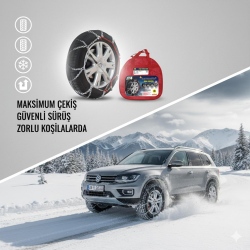 Space X Model 4x4 Güçlü Premium Lastik Kar Zinciri - Grup 38