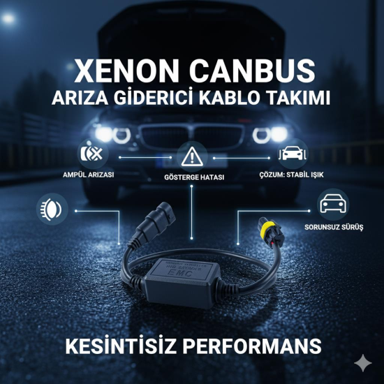 Space Arıza Giderici Kablo Takımı(Xenon Canbus) Sorunsuz Aydınlatma