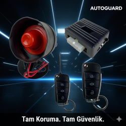 Sustalı Anahtarlı Oto Alarm Sistemi