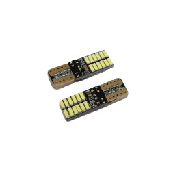 Led Ampul T10 24SMD Canbuslu mavi 2'li Set 12V / LAAM627-4