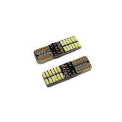 Led Ampul T10 24SMD Canbuslu mavi 2'li Set 12V / LAAM627-4