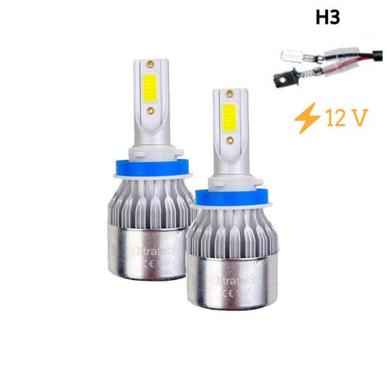 Ultratech Led Xenon Şimşek Etkili H3 3200LM / LAAM890 Ultratech Led Xenon Şimşek Etkili H3 3200LM / LAAM890