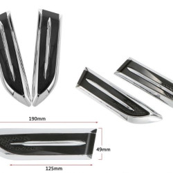 Universal 2'li bıçak çamurluk logosu geniş model / YACI185