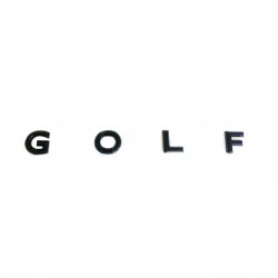 Yeni Golf Bagaj Yazısı Siyah / YACI157-S