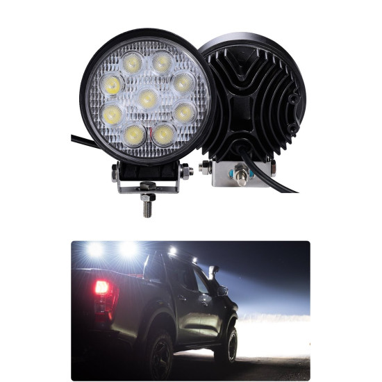 Yuvarlak Çalışma Ve Sis Lambası 9 Led / LASS310 Yuvarlak Çalışma Ve Sis Lambası 9 Led / LASS310