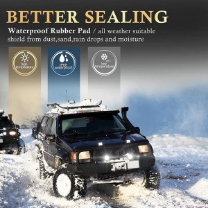 Yuvarlak flaş Çakarlı sis lambası 12-24 Güçlü Işık