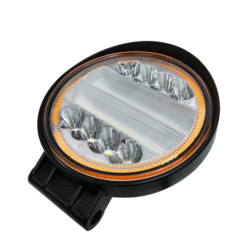 Yuvarlak Kırmızı Angelli Sis Lambası 12-24V