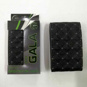DİKİŞLİ DİREKSİYON KILIFI NAKIŞLI GRİ