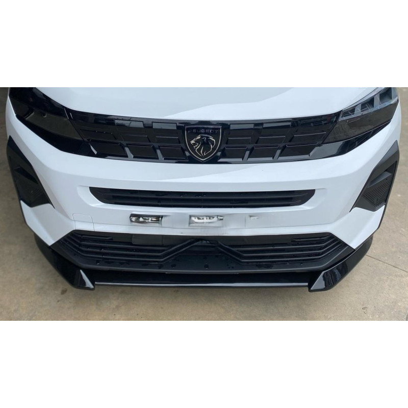 ÖN LİP TAMPON EKİ PEUGEOT RIFTER PARLAK SİYAH 2019+