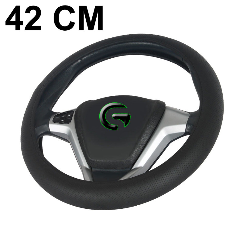 DİREKSİYON KILIFI GEÇMELİ MİNİBUS 42 CM NOKTALI SİYAH