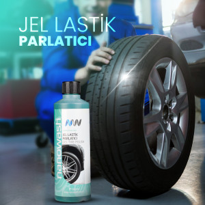 OTO BAKIM LASTİK PARLATICI JEL 500 ML ( 12 )