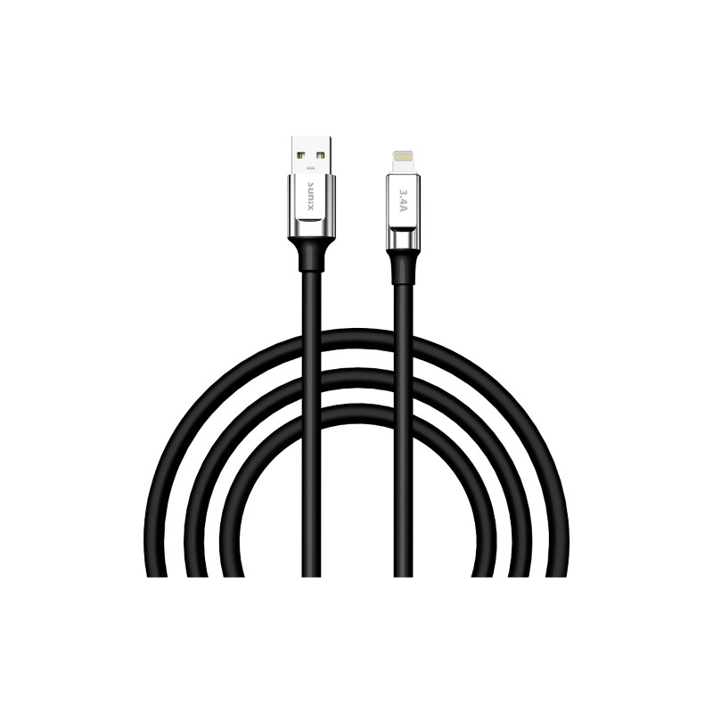 ARAÇ TELEFON ŞARJ KABLOSU USB-İPHONE 3.4A BEYAZ