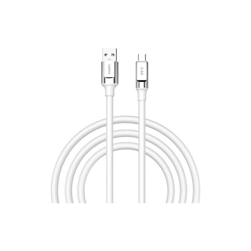 ARAÇ TELEFON ŞARJ KABLOSU USB-TYPE-C 3.4A BEYAZ