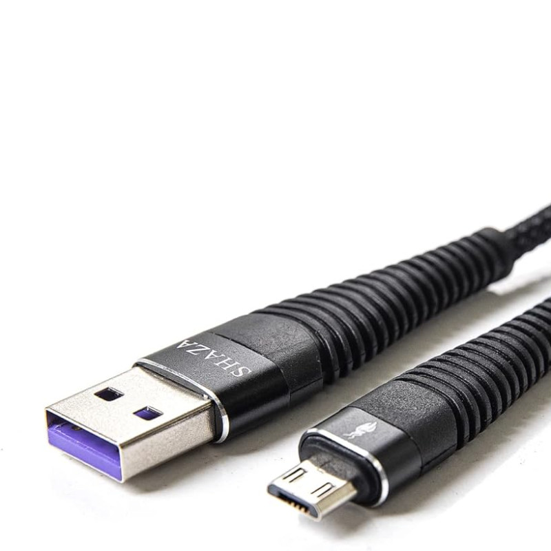 ARAÇ TELEFON ŞARJ KABLOSU SHAZA USB-MİCRO 2MT 5A 100W