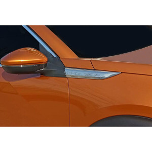 OMSA Peugeot 2008 Krom Çamurluk Sinyal Çıtası 2 Parça 2019 ve Sonrası