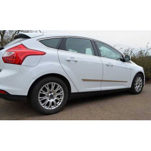 OMSA Peugeot 208 Krom Yan Kapı Çıtası 4 Parça 2012-2019 Arası