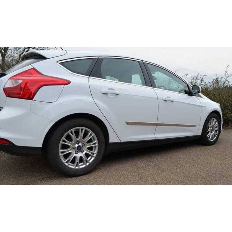 OMSA Peugeot 208 Krom Yan Kapı Çıtası 4 Parça 2012-2019 Arası