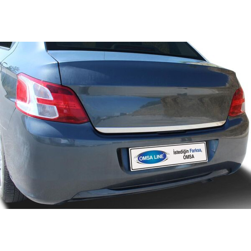 OMSA Peugeot 301 Sedan Krom Bagaj Alt Çıta 2012 ve Sonrası