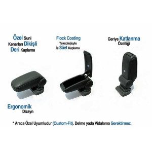 OMSA Peugeot 301 Siyah Kol Dayama - Kolçak 2012 ve Sonrası