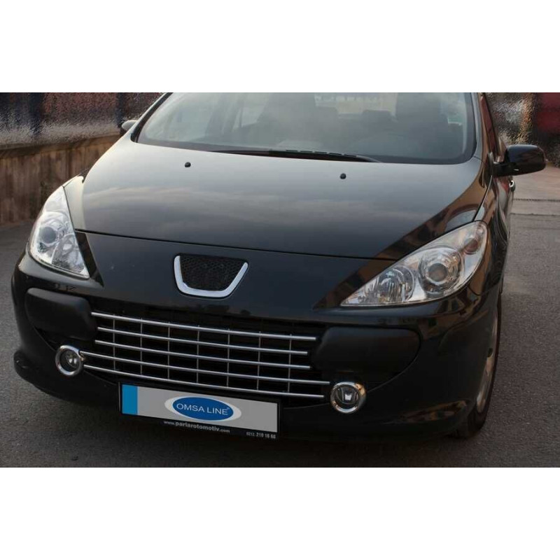 OMSA Peugeot 307 HB Krom Ön Tampon Koruma 2006-2008 Arası
