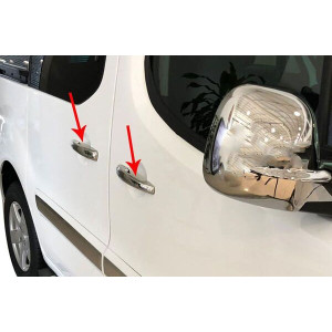 OMSA Peugeot Partner Tepee 2 Krom Kapı Kolu 5 Kapı Çift Sürgü 2016-2018 Arası